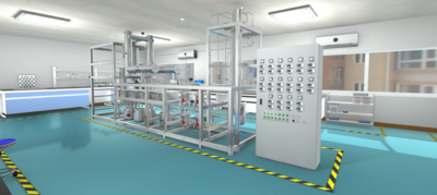 3D System Simulation Software CEST for chemical engineering experiments